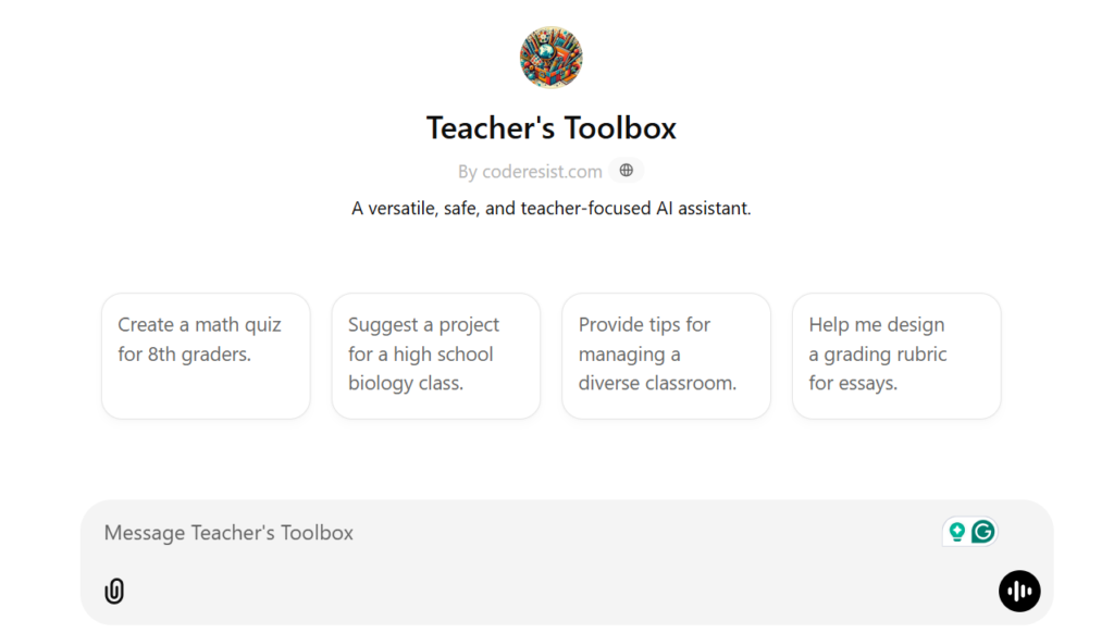 Teacher's Toolbox - Your Ultimate AI Teaching Assistant