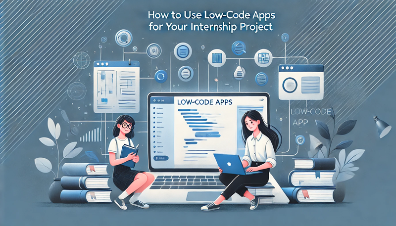 How to Use Low-Code Apps for Your Internship Project